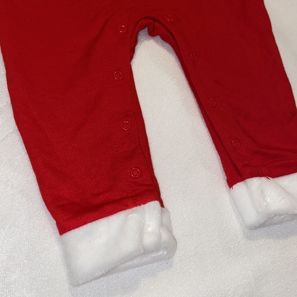 Baby Santa One Piece Hooded Outfit NWT - Picture 5 of 8